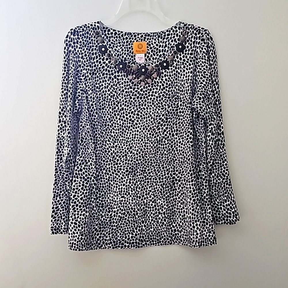 Ladies Long Sleeve Top by Ruby Rd. Dillards Brand, Sz Small Excellent Condition